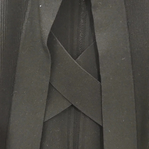 Rachel Roy Black Ribbed Knit Tank Top Black M Medium - Picture 5 of 5